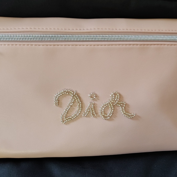 NWT Dior Pink Leather Clutch 6.5 X 11/Goodies Included. - Picture 3 of 5